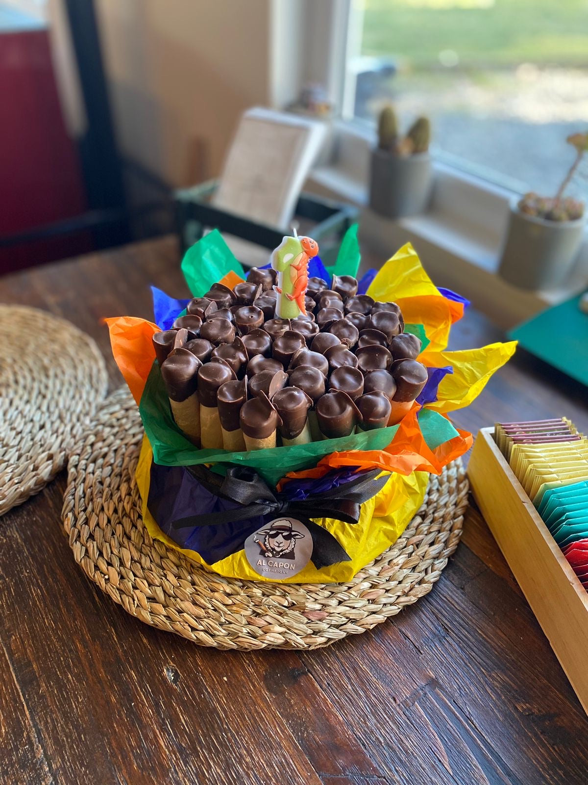 Torta de 50 Barquillos Largos